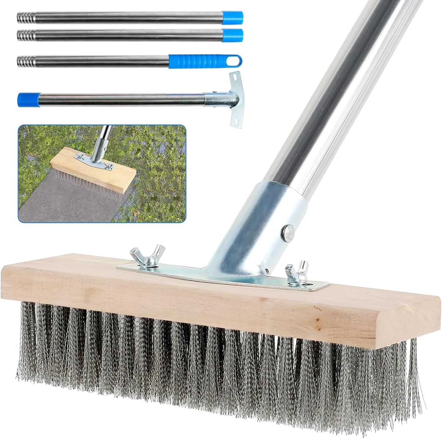 Stainless Steel Deck Brushes for Scrubbing